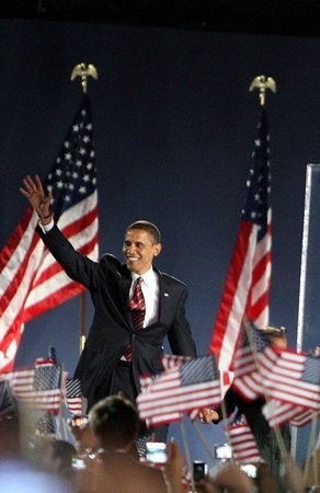 アメリカ大統領オバマ氏勝利宣言